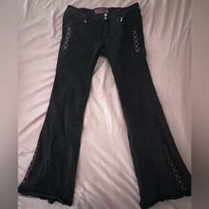 Tripp NYC Black Pants with Pink Accents